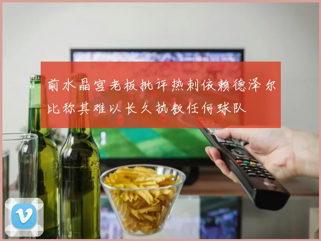 前水晶宫老板批评热刺依赖德泽尔比称其难以长久执教任何球队